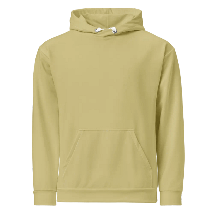 Plain Medium Yellow Soft Summer Unisex Recycled Polyester Heavyweight Premium Hoodie by Treasure Pie product image (1)