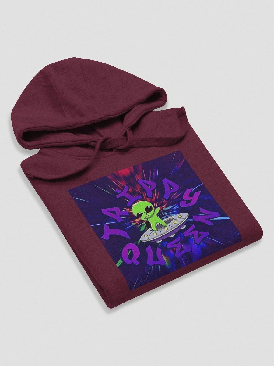 Alien Dab Hoodie (Front Only) with Black Sleeve Detail. product image (4)