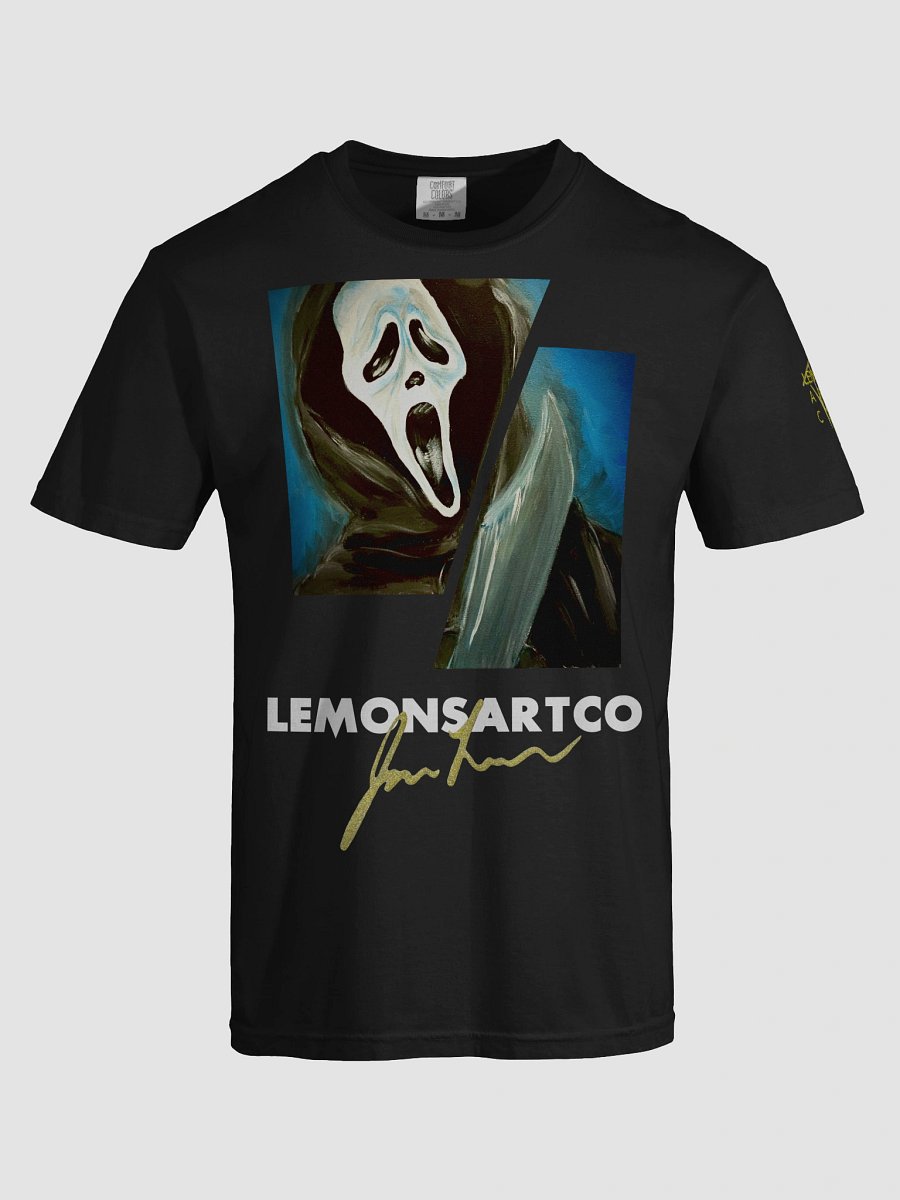 Ghostface with a Knife Split Design Tee product image (57)