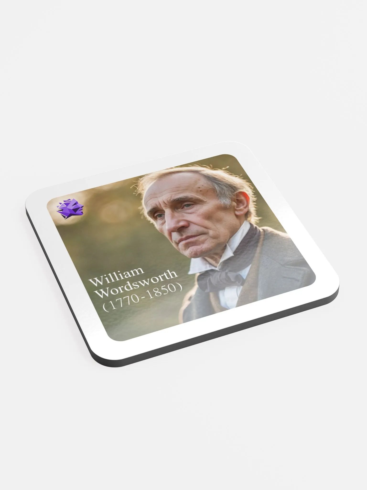 William Wordsworth Cork Coaster product image (2)