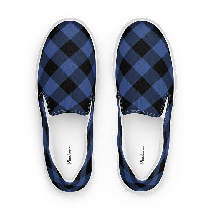 Lapis Buffalo Plaid Men's Slip-On Shoes product image (1)