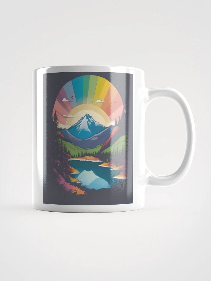 Mountain smile White Glossy Mug product image (1)