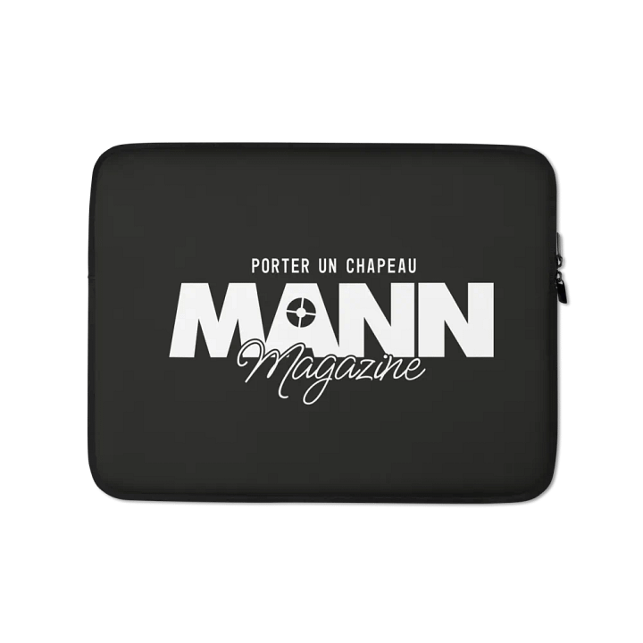 MANN Magazine Black Laptop Sleeve product image (1)