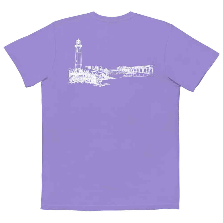 Tybee Island Comfort Color Pocket Tee product image (106)