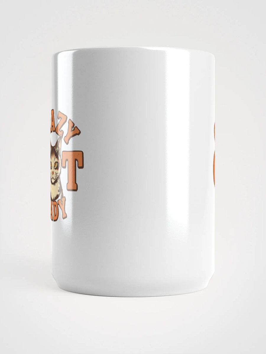 Feline Crazy Cat Lady White Glossy Mug product image (6)