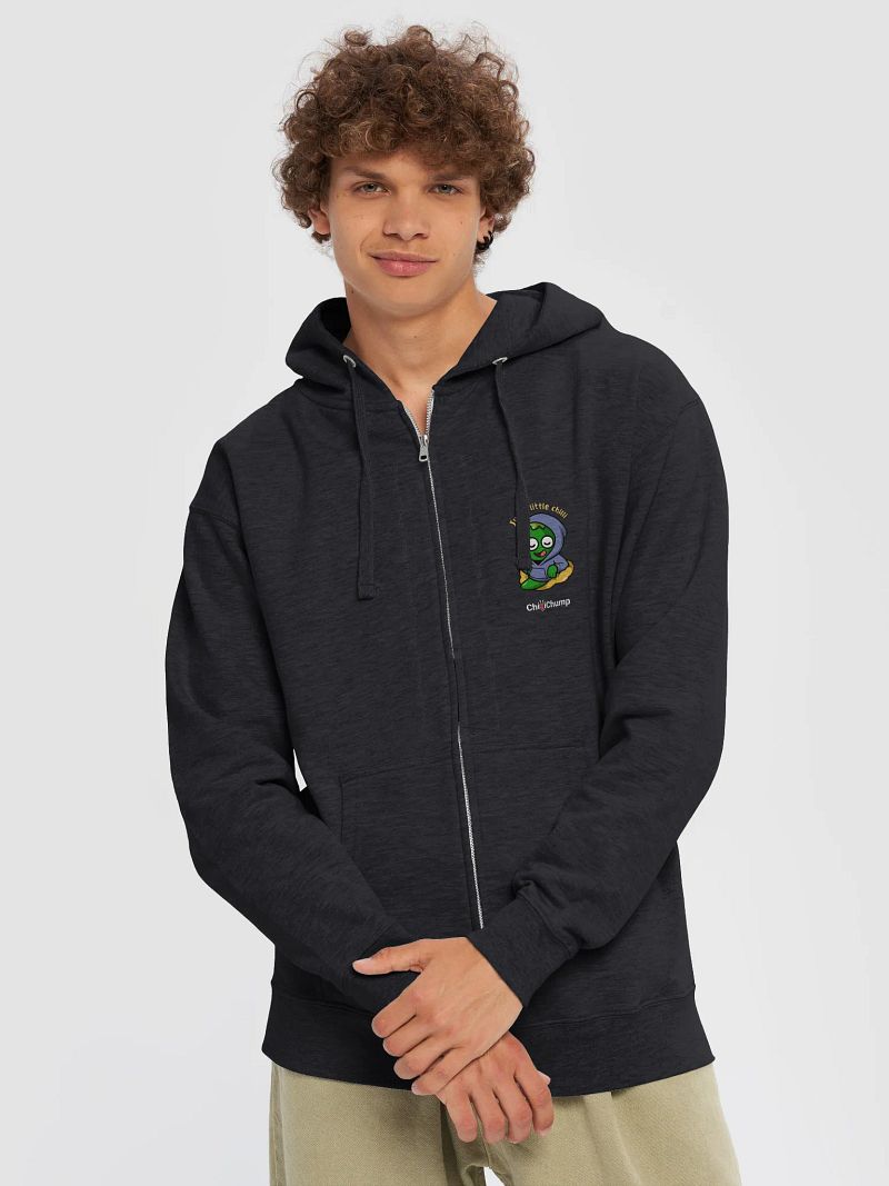 The Little Chilli Zen Collection - Fleece Zip Hoodie - Pocket - Dark!