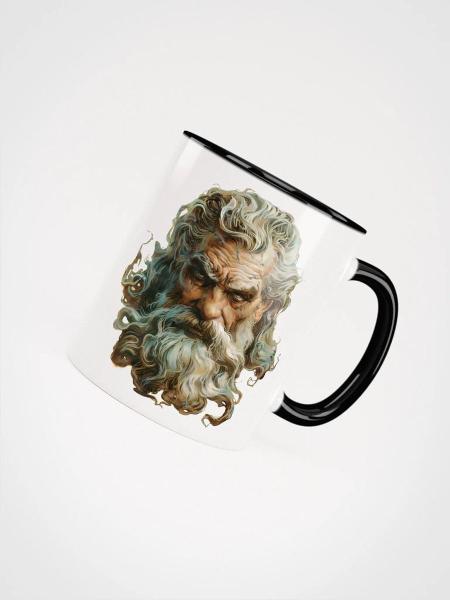 Zeus - The God of Thunder Ceramic Mug with Black Color Inside product image (8)