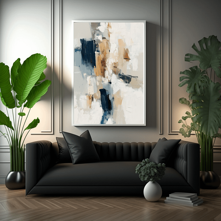 Abstract Symphony Matte Unframed Wall Art Paper Canvas product image (2)
