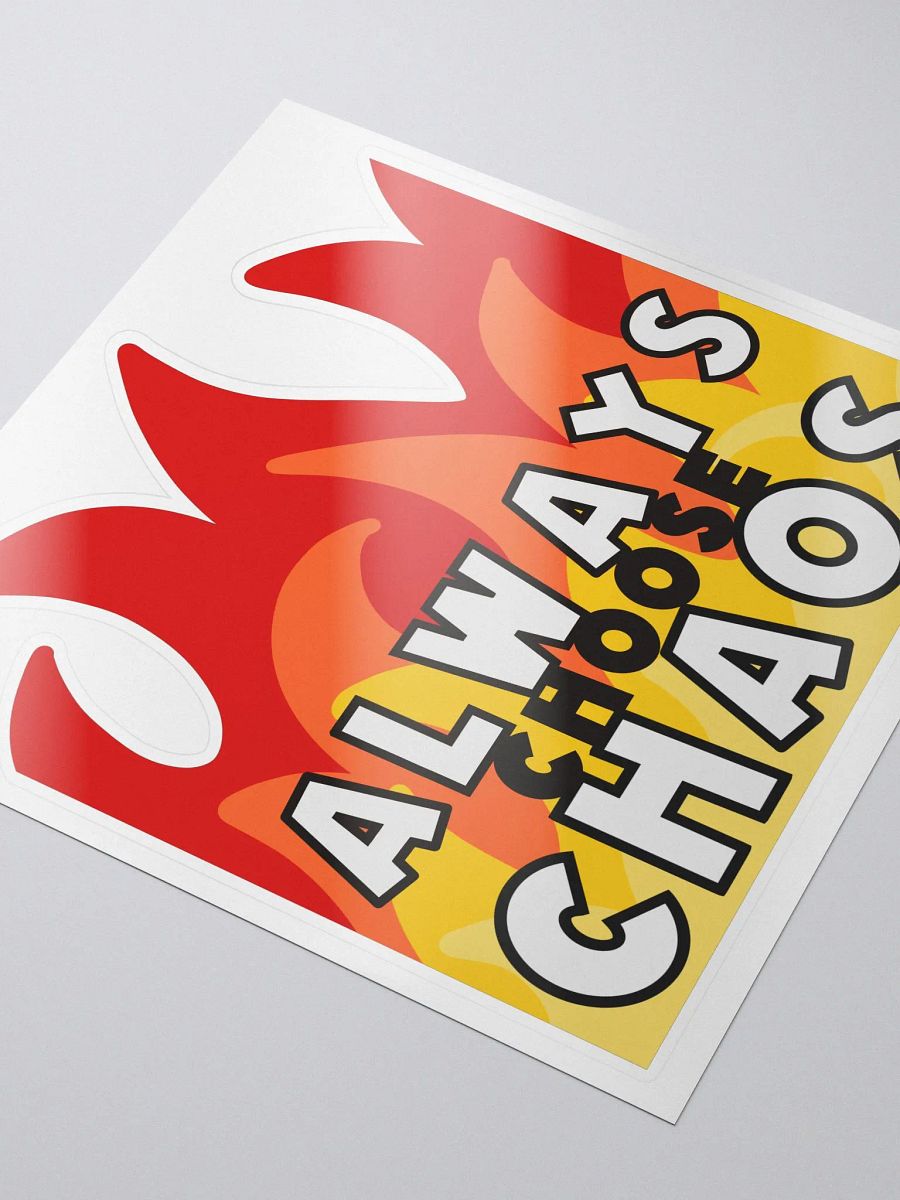 Chaos Kiss Cut Sticker product image (3)