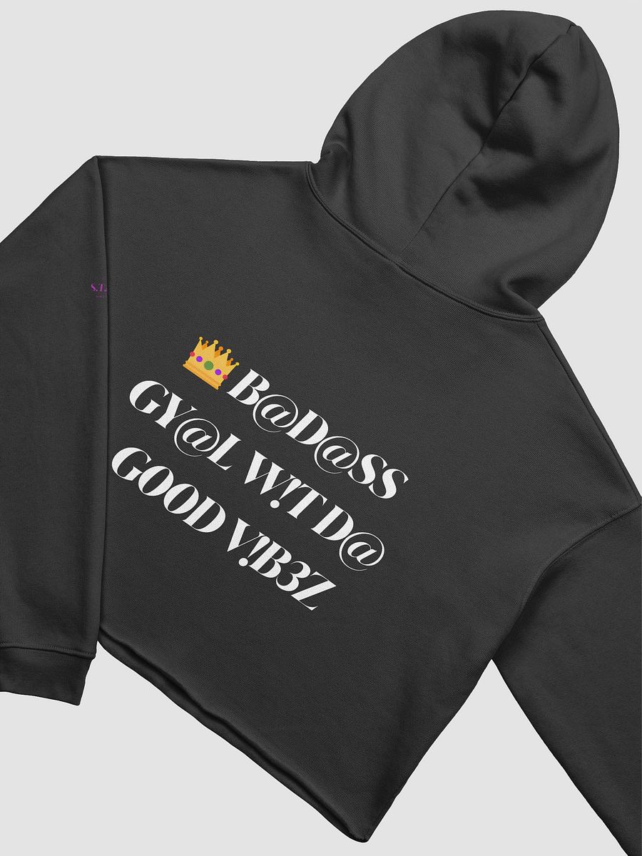 $.T.@.T B@D GY@L V!B3$ Crop Hoodie product image (4)