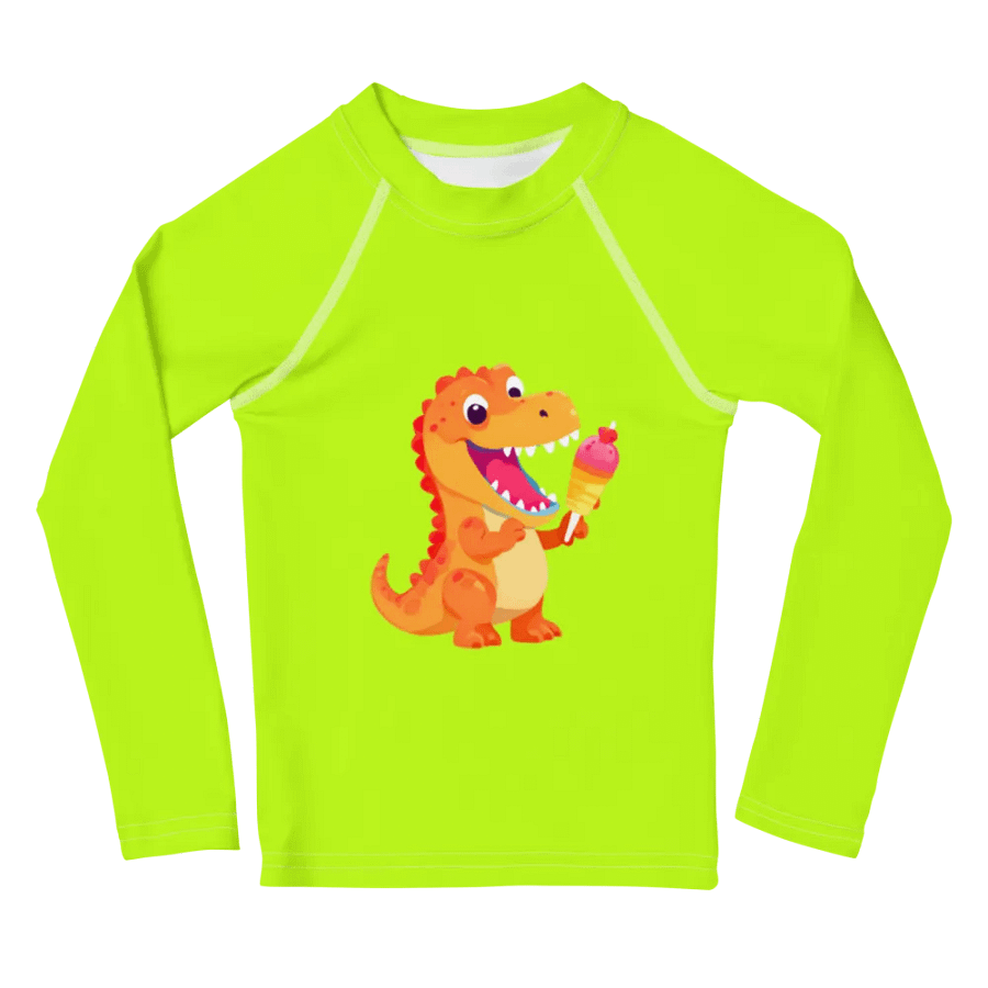 Dino Delight Kids Rash Guard product image (5)