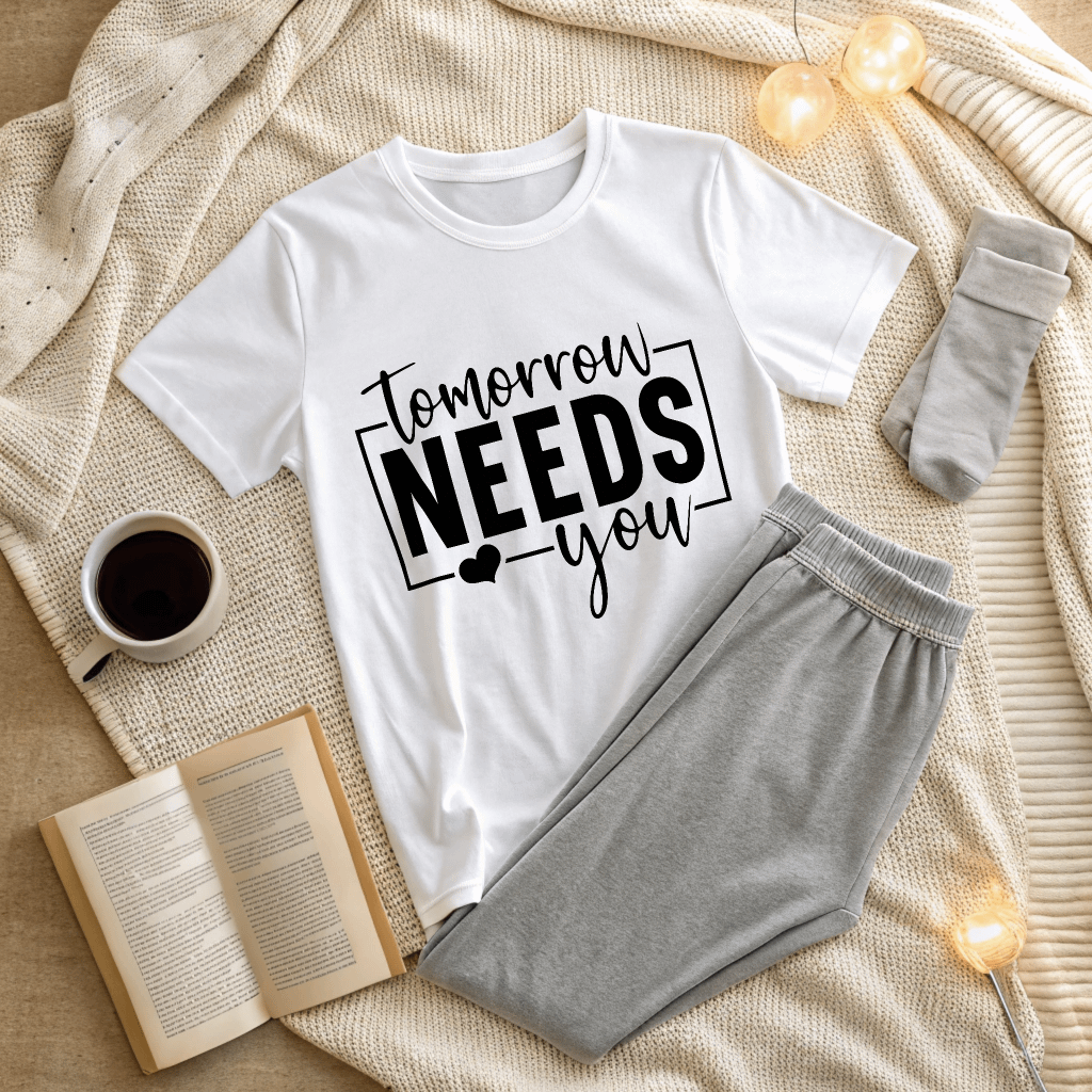 Tomorrow Needs You - Women's White T-Shirt product image (2)
