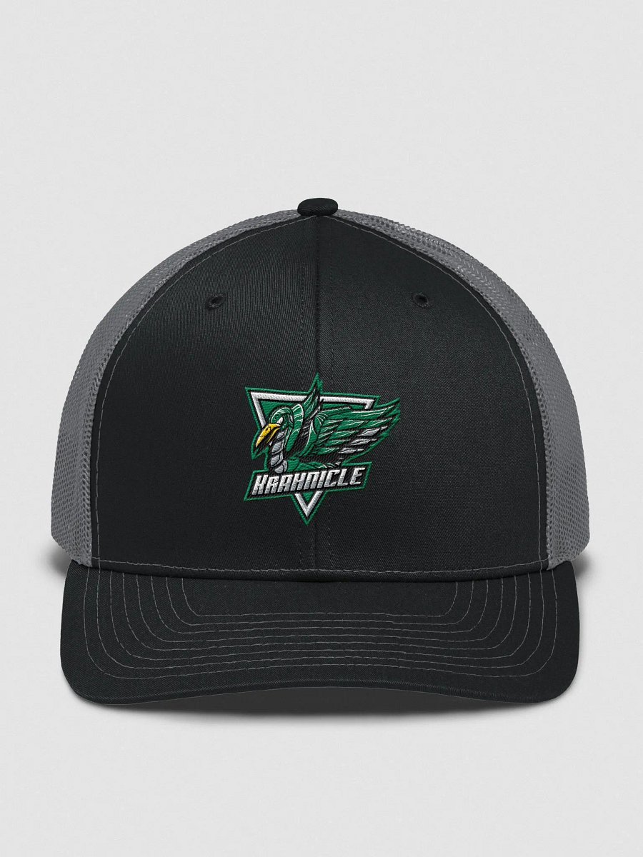 Krahnicle Signature Trucker Hat (Green Logo) product image (1)