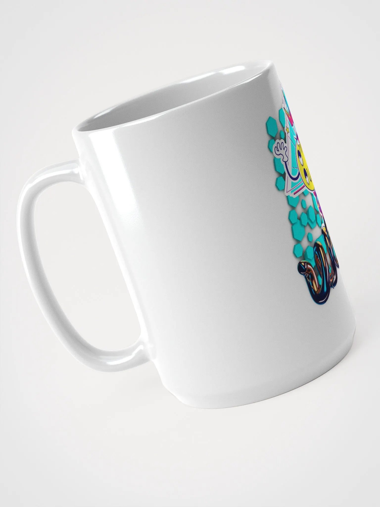 Cosmic Vision White Glossy Mug product image (4)