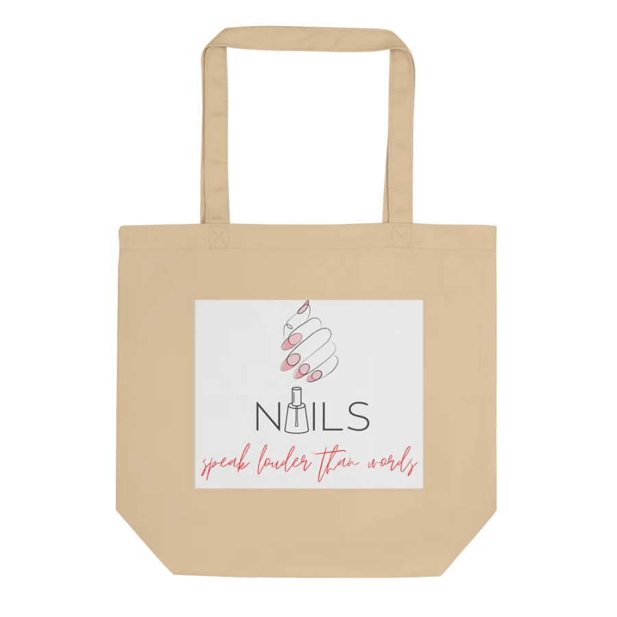 Nail Speak Louder Tote: Eco-Friendly Fashion Statement product image (1)