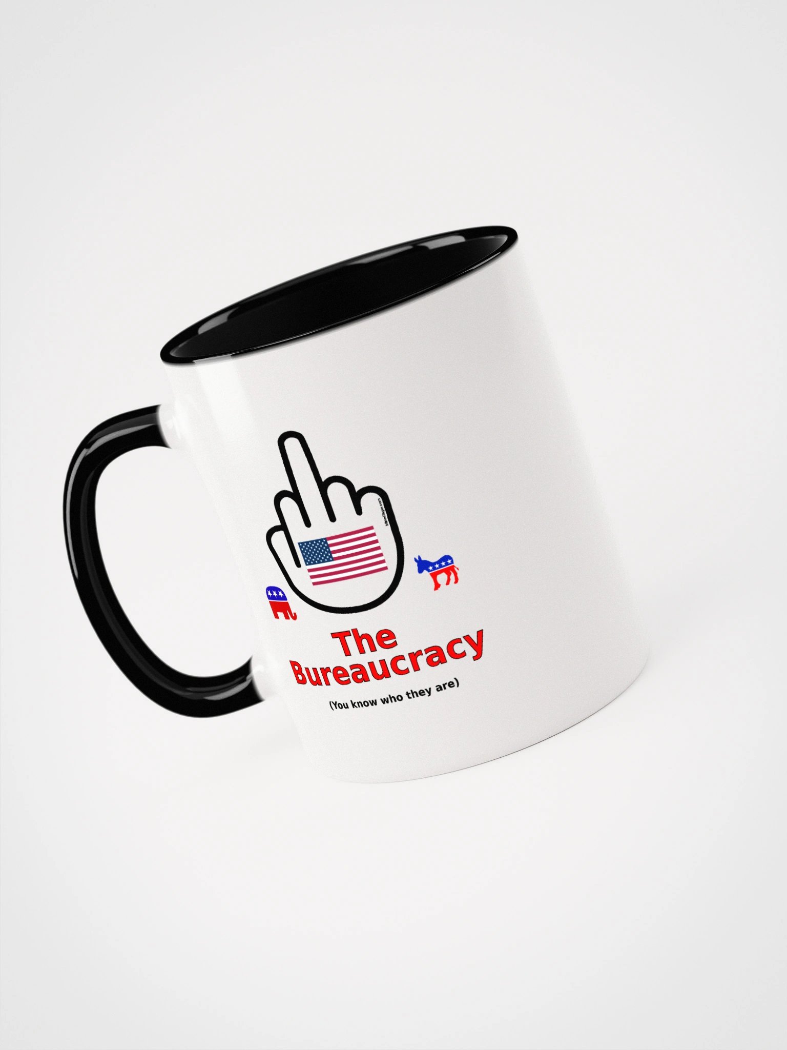 Two-tone Ceramic Mug-MisterFinger-Bureaucracy-B product image (39)