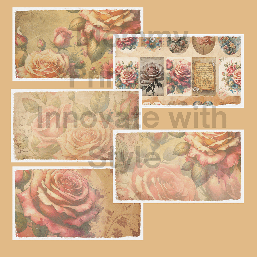 Botanical Junk Journal Paper product image (3)
