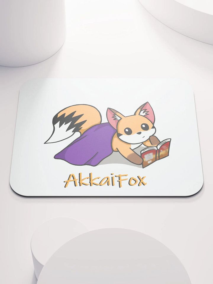 Fox Reading Mouse Pad product image (1)