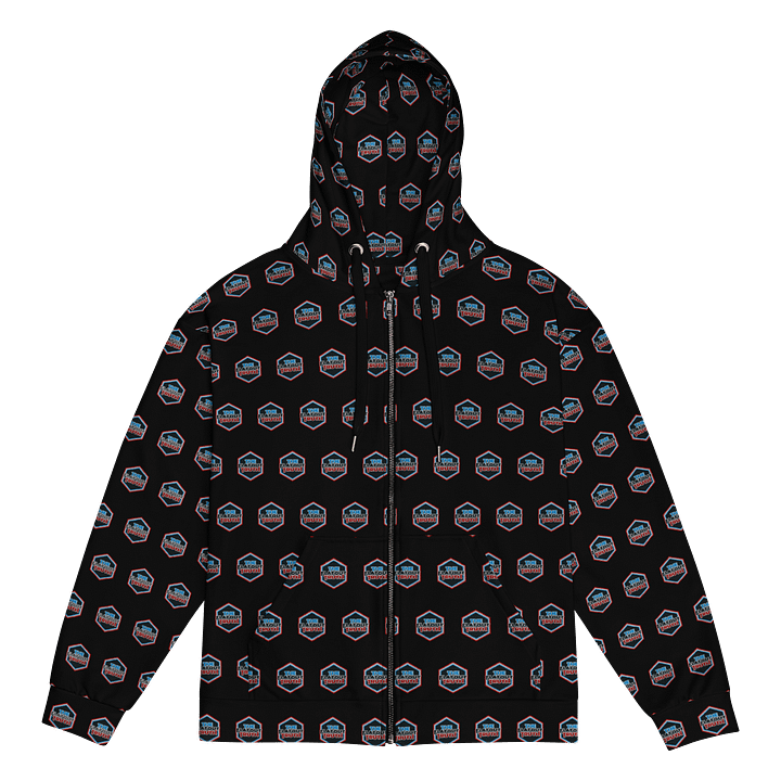 TFOT All-Over Red Hex Black Zip Jacket product image (1)