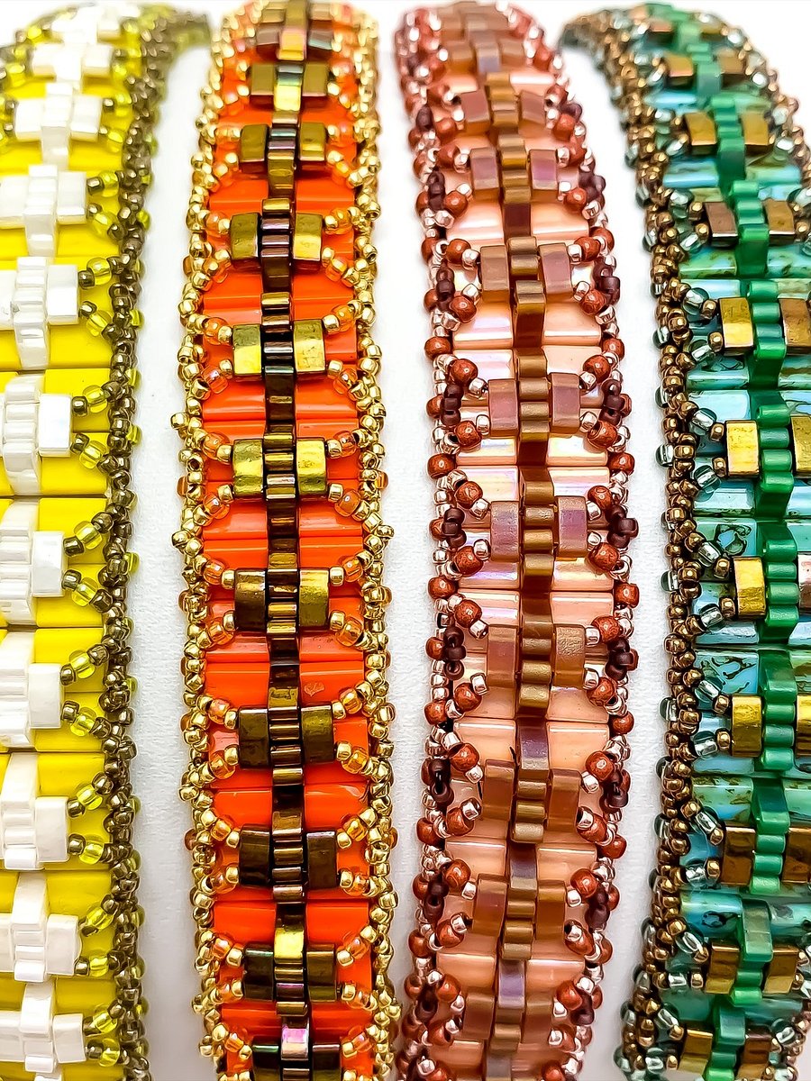 Beading Pattern – Pleated Tila Bracelet product image (5)