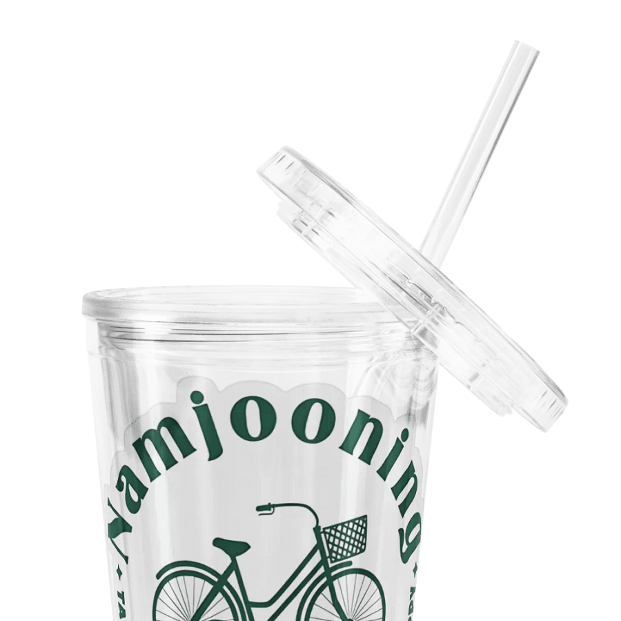 Namjooning Sticker Double Wall Clear Plastic Tumbler product image (5)