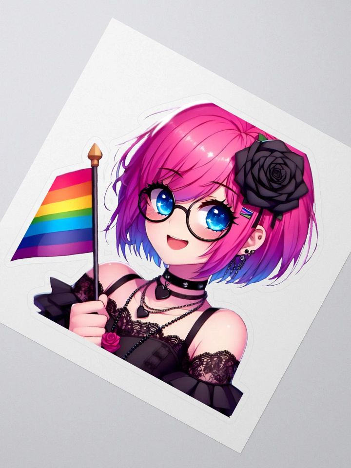 BellaRose Pride Flag Sticker product image (6)