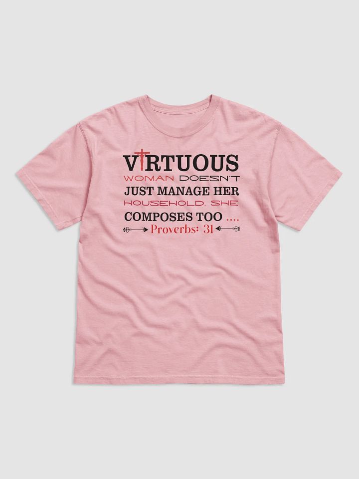 Virtuous Woman Inspirational Comfort Colors T-shirt product image (2)