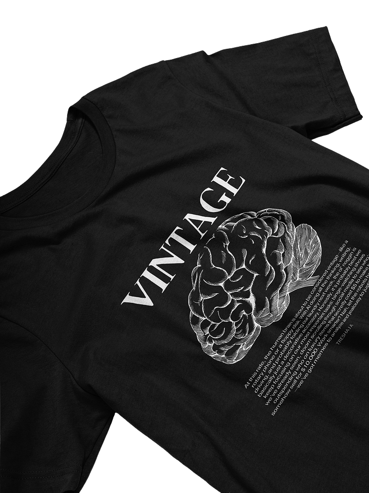 Vintage Brain Black Tee product image (2)