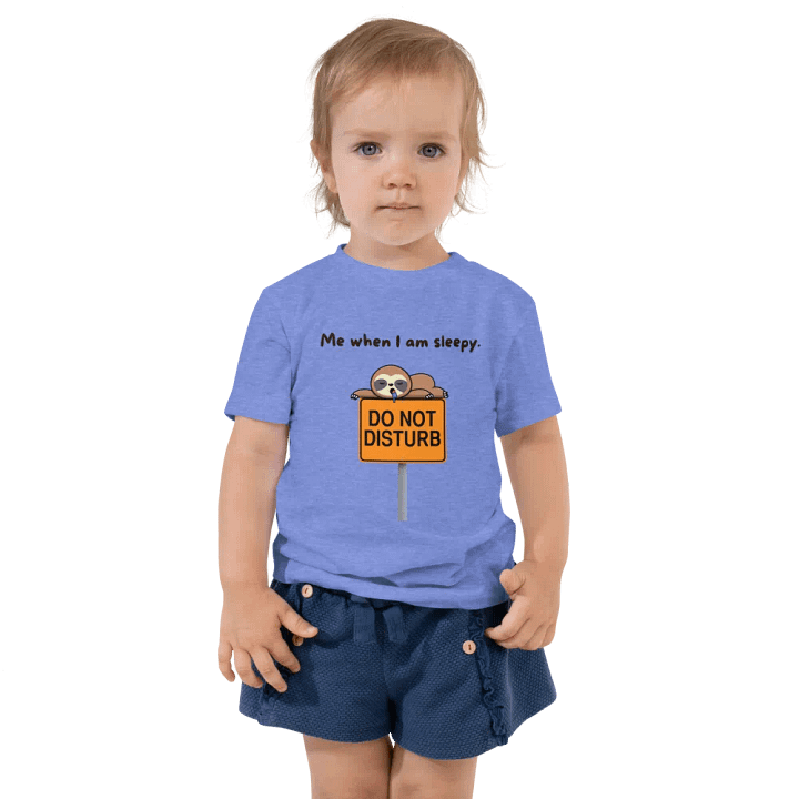 Sleepy Sloth Toddler T-Shirt product image (1)
