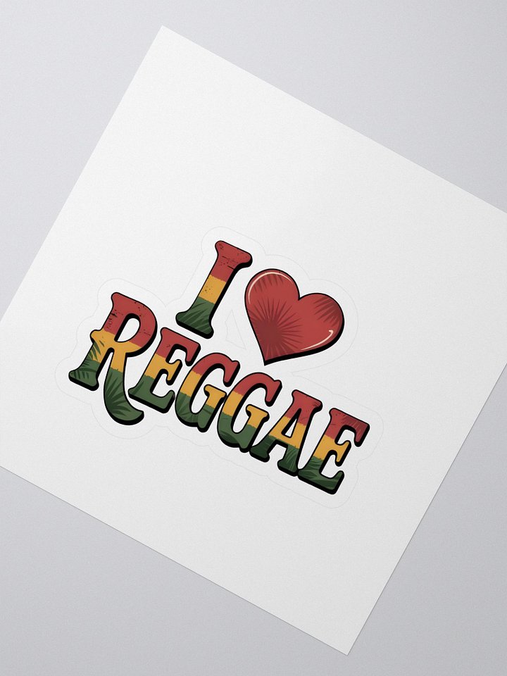 Rasta Love Kiss Cut Stickers product image (2)