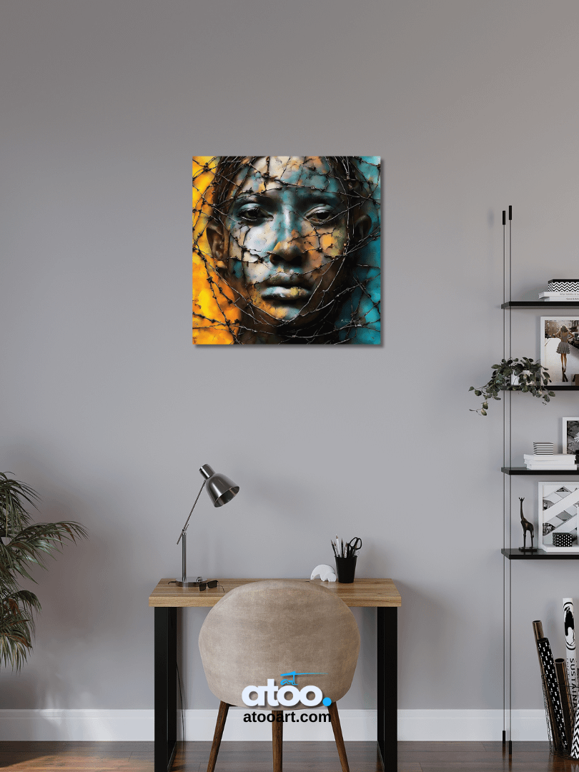 Be Free to Yourself | Angry Sadness | Canvas Painting product image (6)