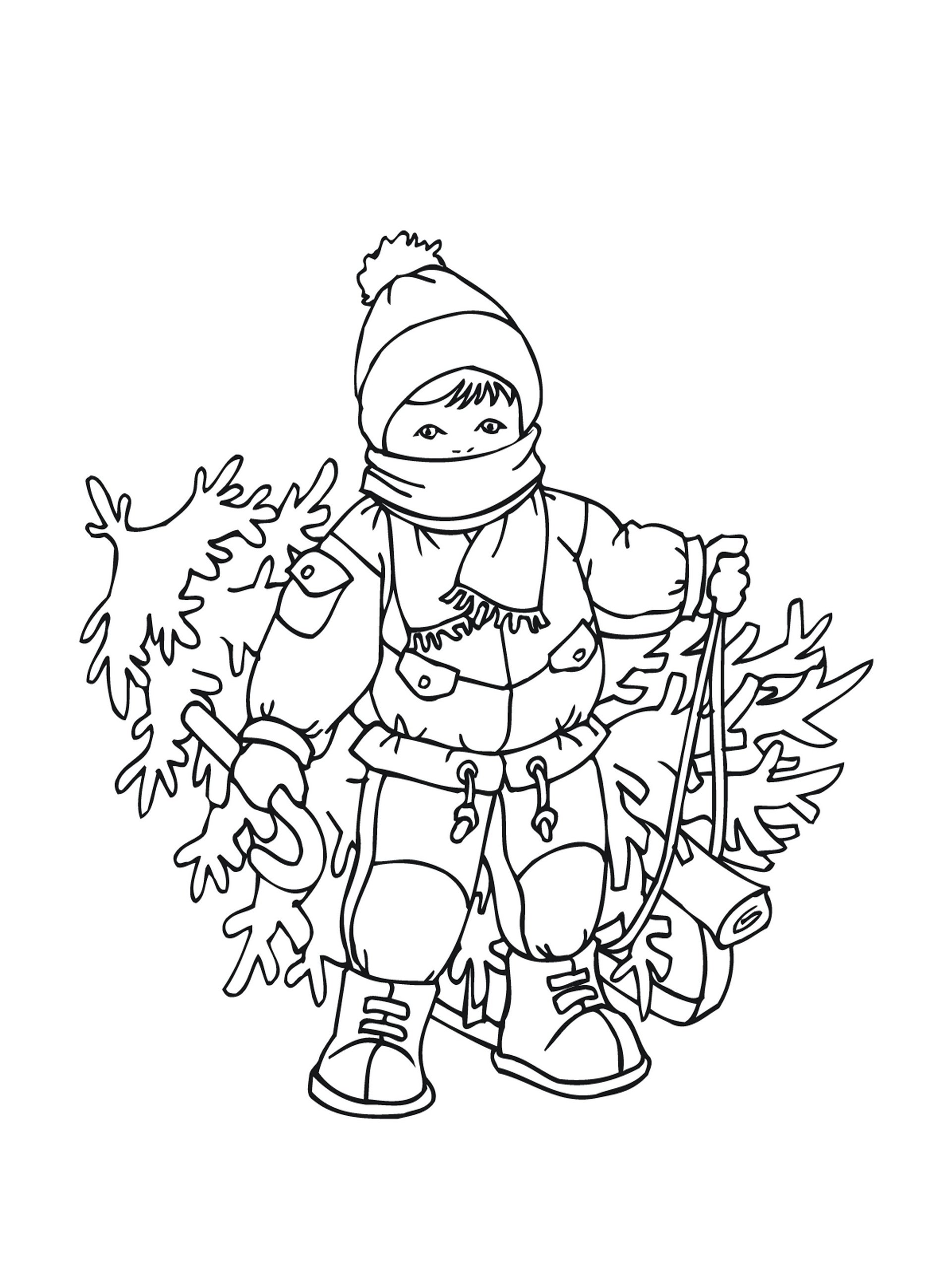 Happy Holiday Fun Coloring Book for Christmas product image (9)