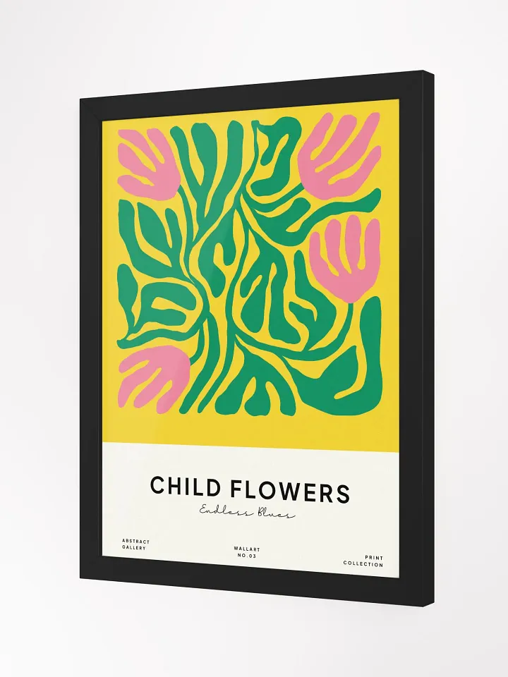Child Flowers No.3 - Framed Poster product image (2)