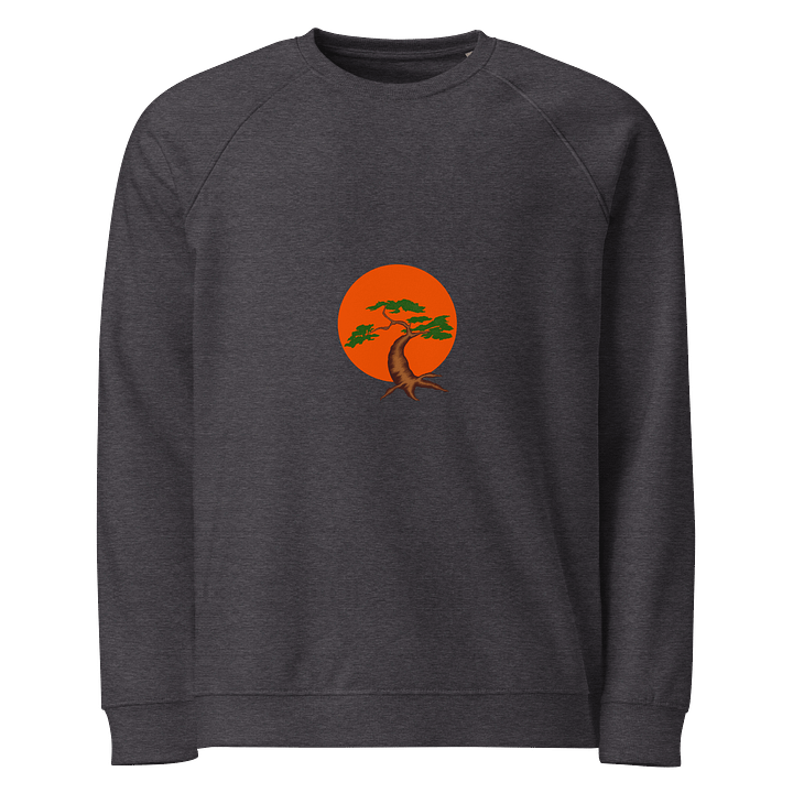 Sunrise Tree Organic Raglan Sweatshirt product image (1)