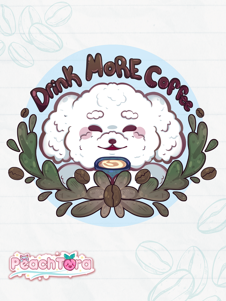 Drink More Coffee 🐶 (Clear) product image (1)