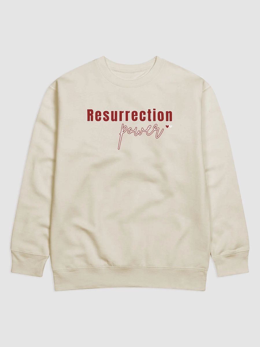 Resurrection Power, Christian Heritage Premium Sweater product image (3)