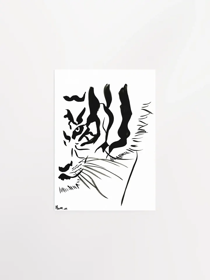 Face Of A Tiger Art Print product image (1)