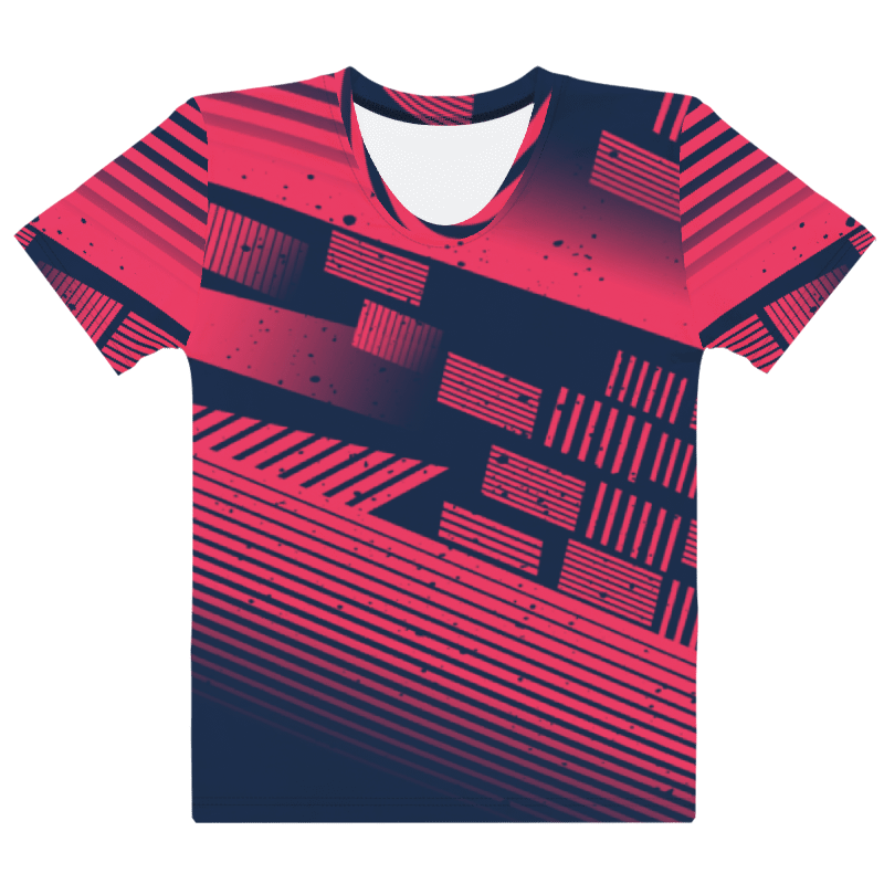Red Stripes | Women's Crew Neck T-Shirt product image (4)