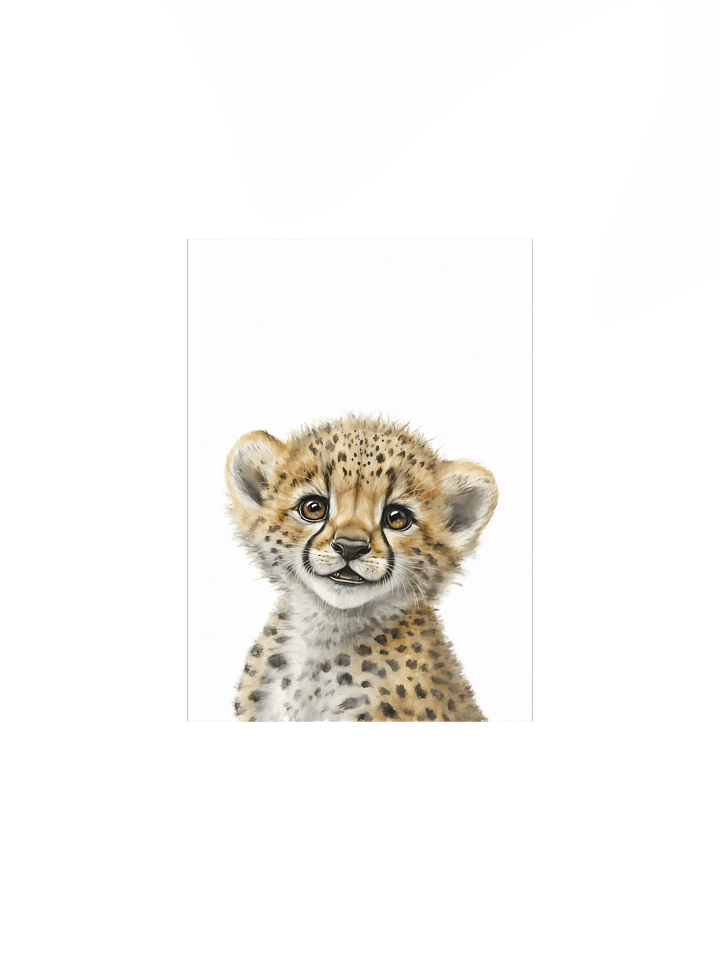 Cute Baby Cheetah Safari Print product image (2)