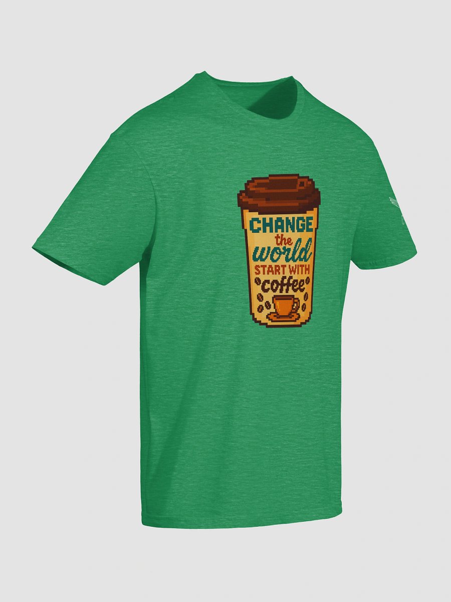 Pixel: Coffee Key Chain T's " Change The World 2 " product image (6)
