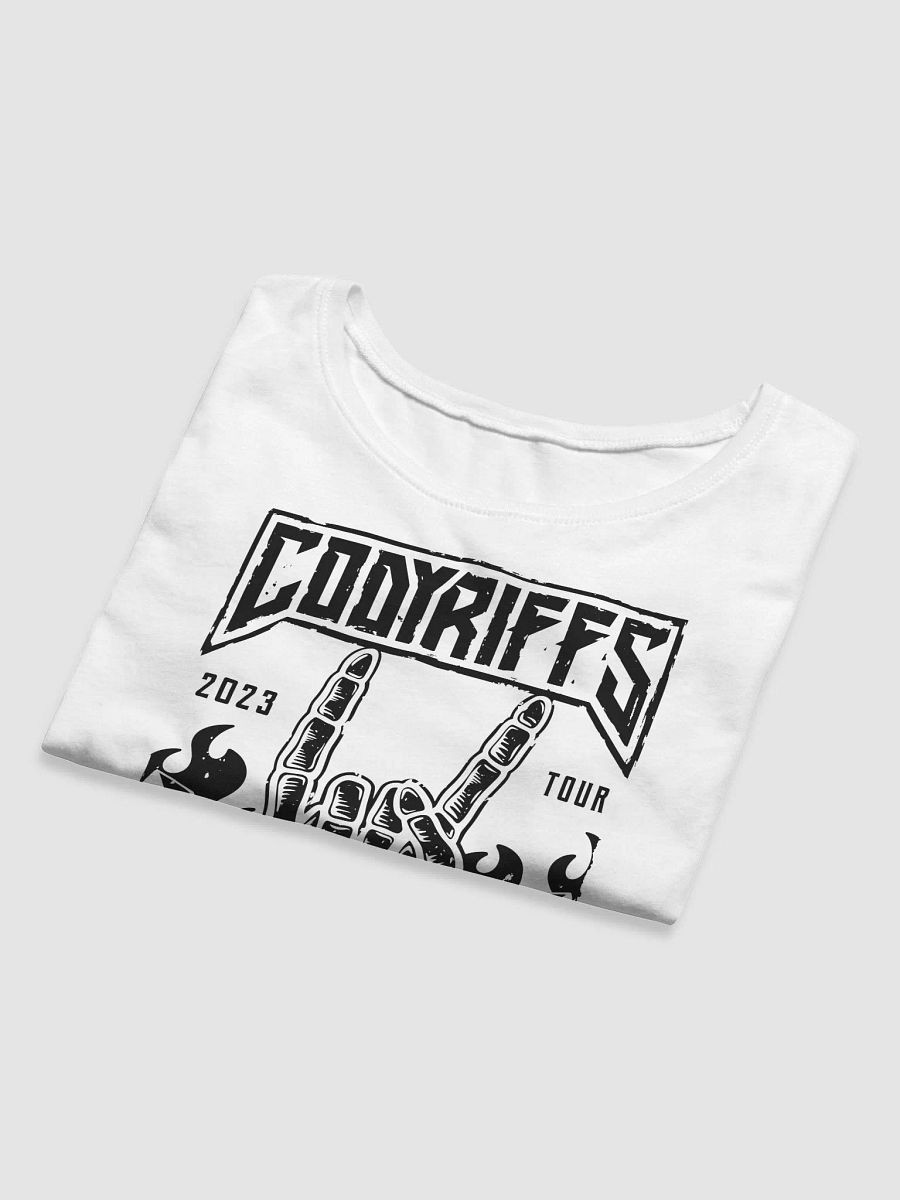 CR 2023 Tour - White Crop Top product image (5)