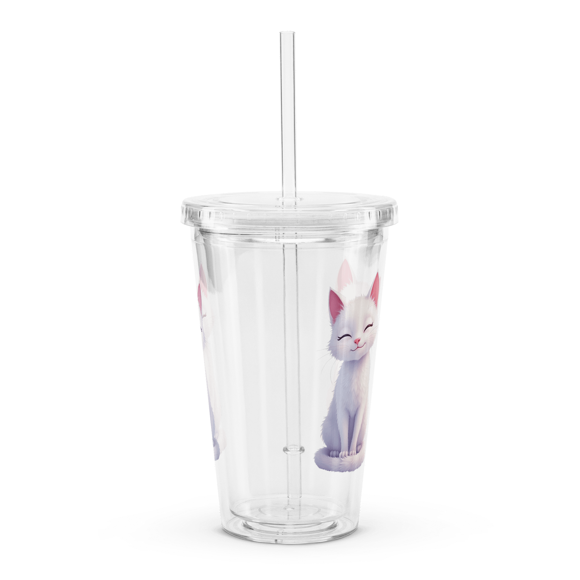 Claudia Double Wall Clear Plastic Tumbler product image (4)