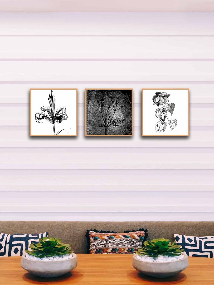 Visionary Canvas Collection - Wild Flowers Dark Stylish product image (10)