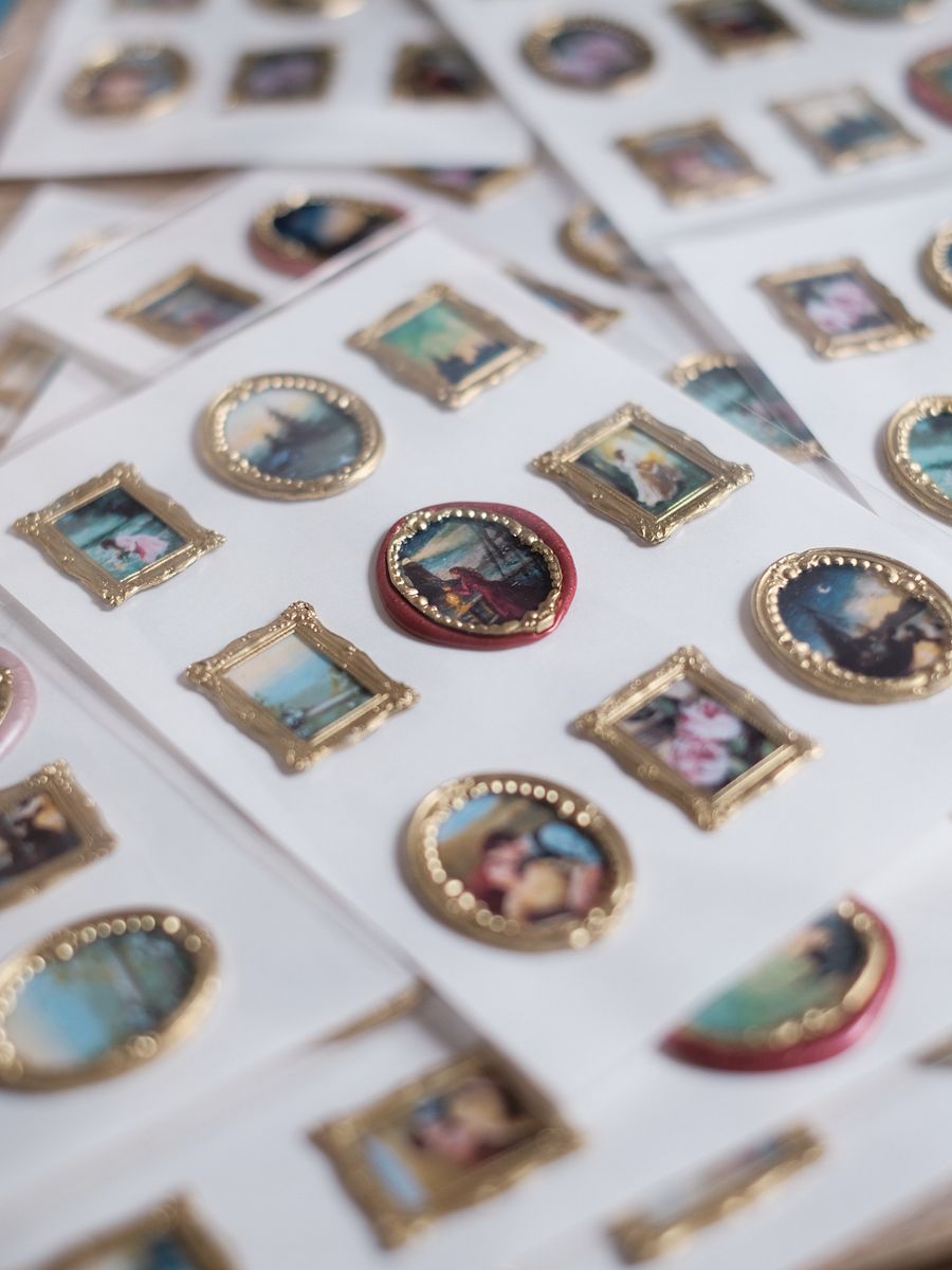 PREORDER June Handmade Sticker Gallery Sheet- Pack of 9 product image (4)
