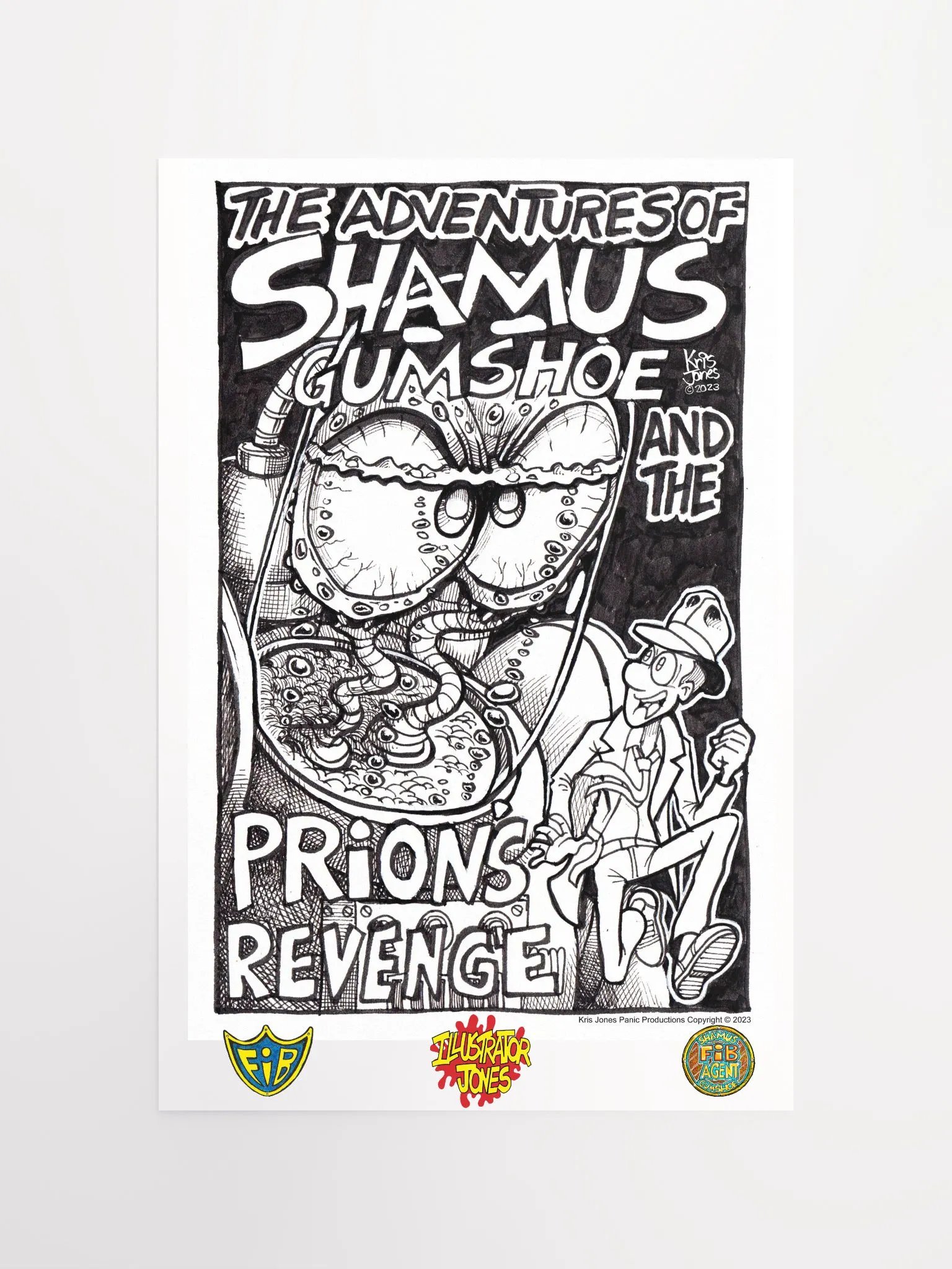 Shamus Gumshoe & the Prion War POSTER! product image (12)
