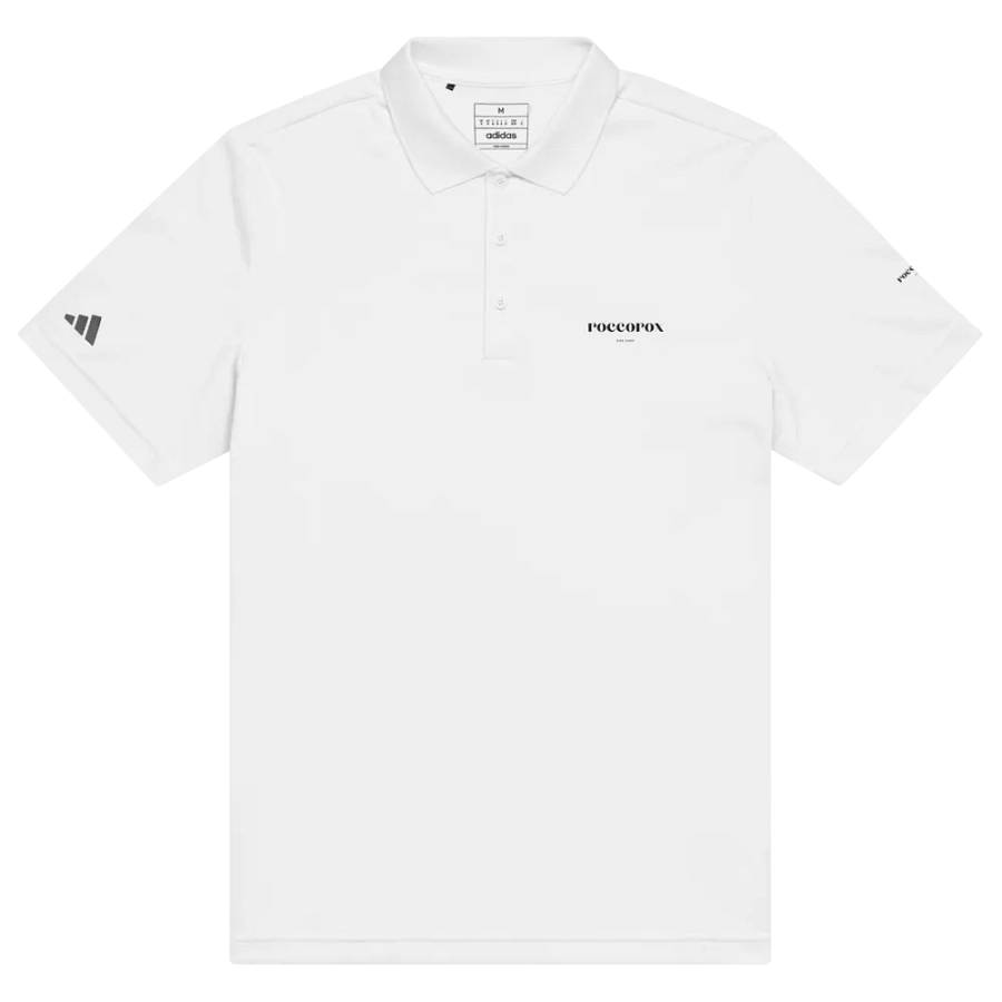 RoccoRox Adidas Polo Tee White product image (3)