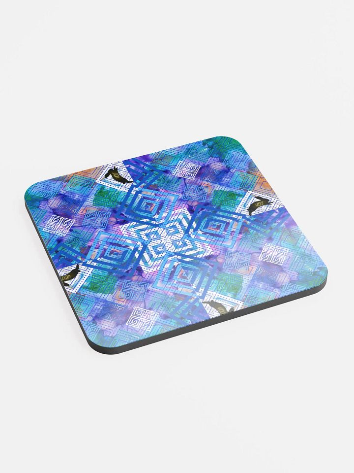 JoBeths' Signature Rabbit 🐇 Design Glossed Cork Coasters product image (2)