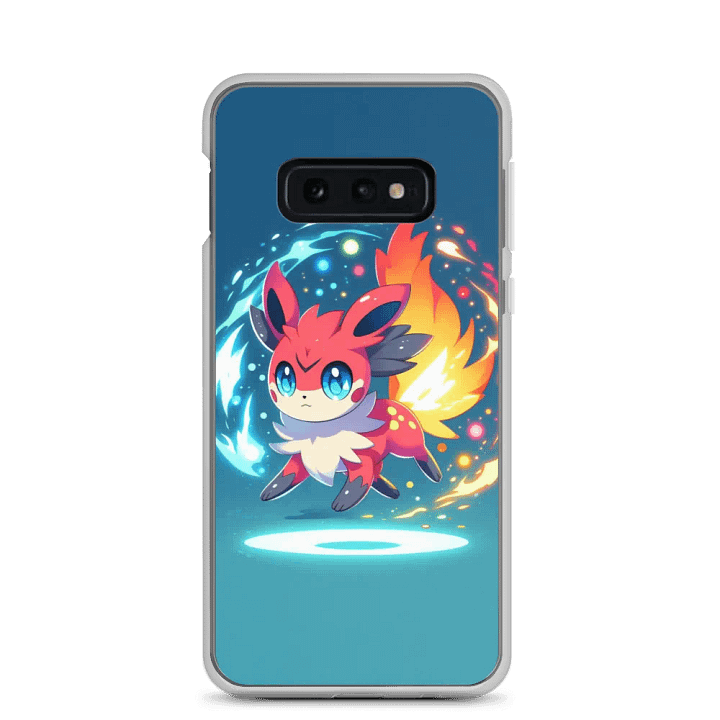 Fiery Feline Samsung Clear Case product image (3)