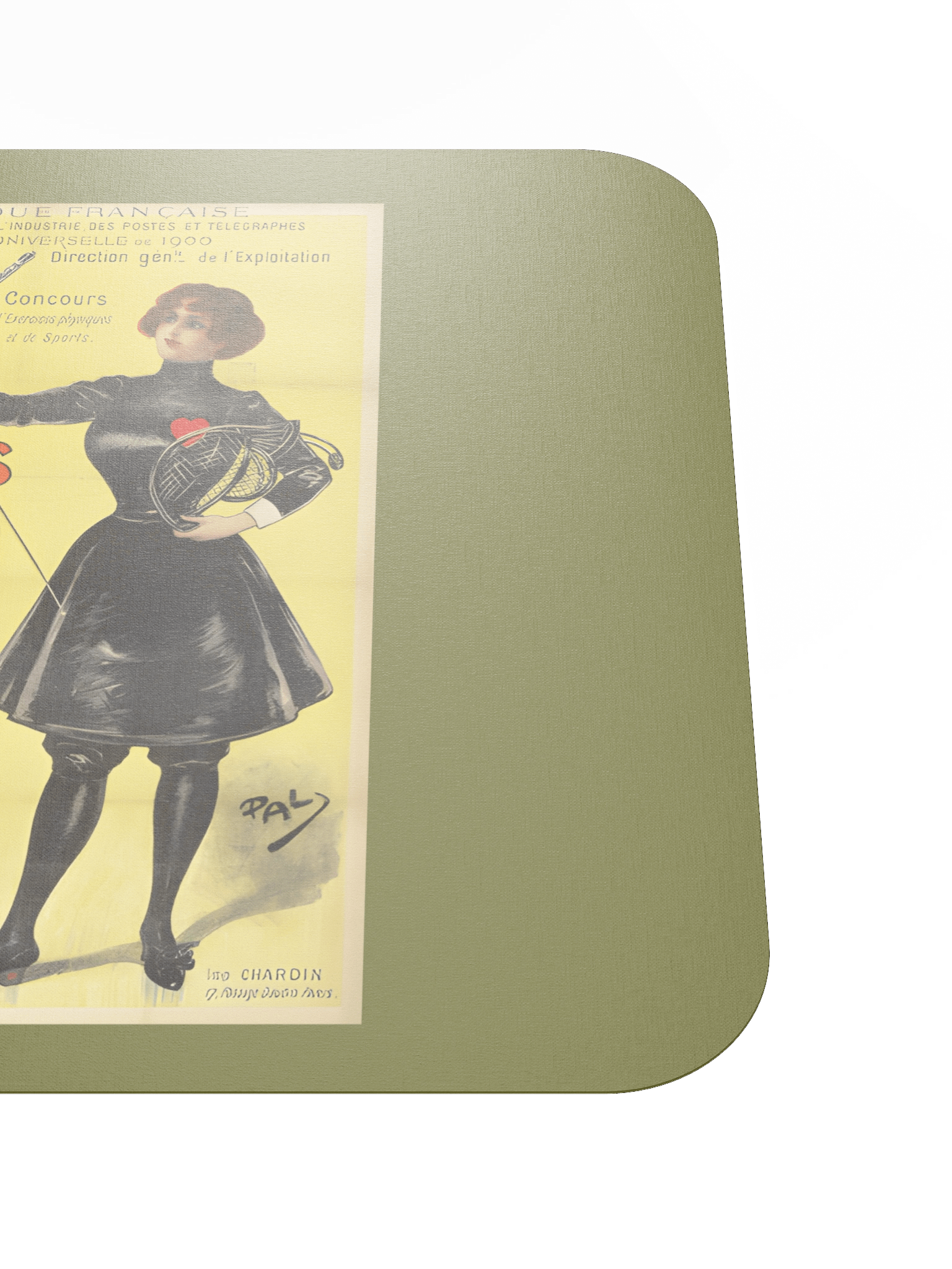 Paris Exposition 1900 Mouse Pad product image (5)