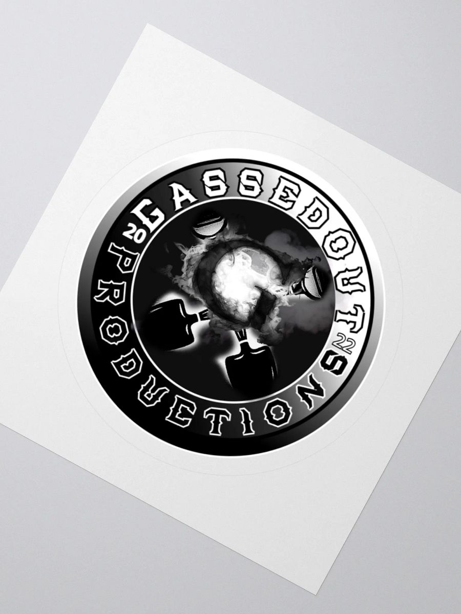 GassedOut Shovel Logo Sticker product image (4)
